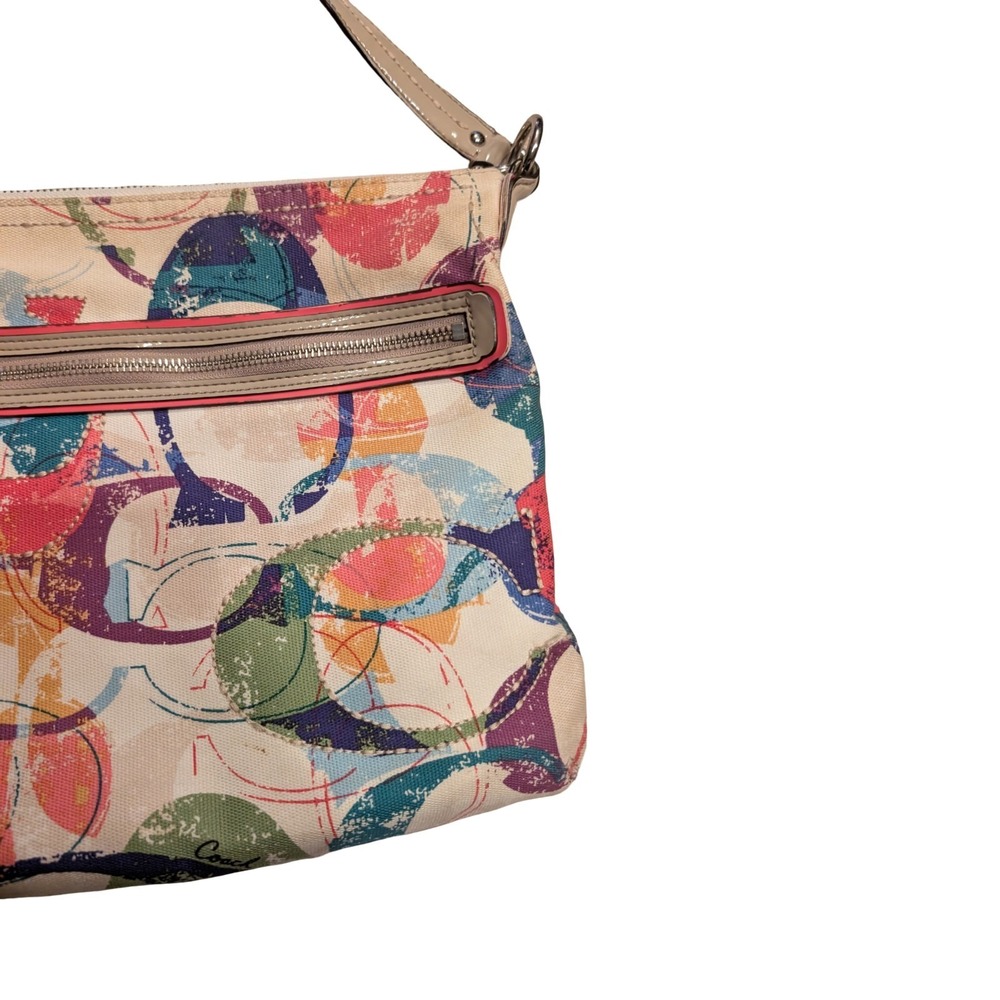 Coach Poppy Stamped C Hippie Shoulder Bag - Picture 3 of 12
